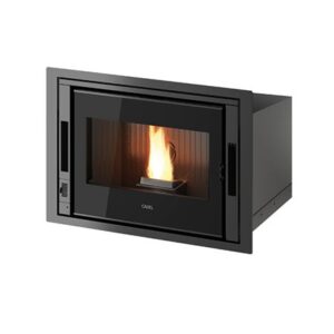 Insertable de pellet ZEFIRO3 9 kW KIT CARGA FRONTAL