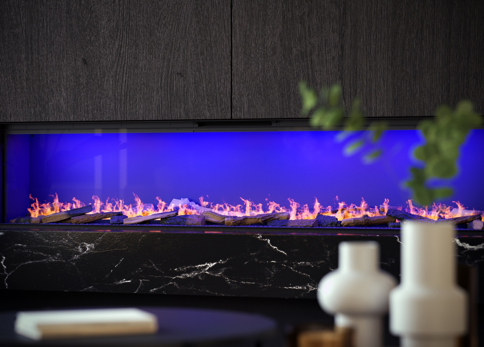 Chimenea eléctrica SENSACION E-SLIM LINEAR 1200/450 I frontal 4 Chimenea eléctrica SENSACION E-SLIM LINEAR 1200/450 I frontal - Imagen 4