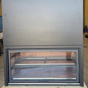 Barbacoa Puerta guillotina cristal