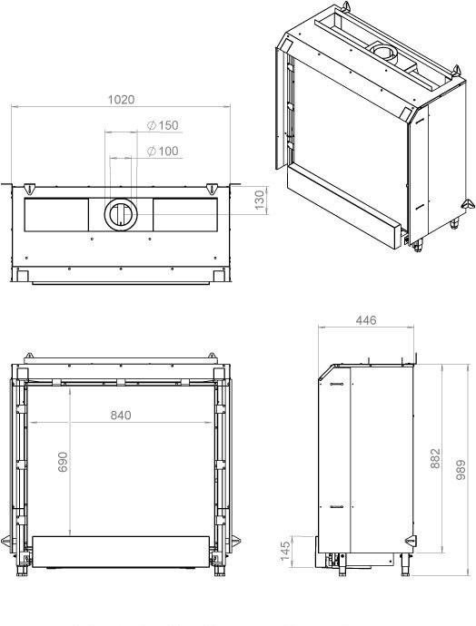 SPECTRA FRAMELESS (Log Burner) 4 SPECTRA FRAMELESS (Log Burner) - Imagen 4