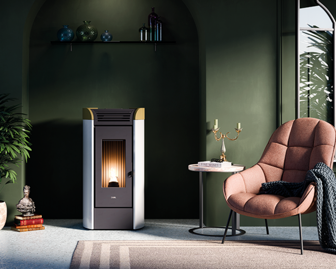 Estufa de Pellet FENICE 11KW 1 Estufa de Pellet FENICE 11KW