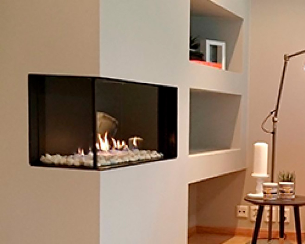 CHIMENEA DE GAS SERIE PANO 650 (Esquinero) 1 CHIMENEA DE GAS SERIE PANO 650 (Esquinero)