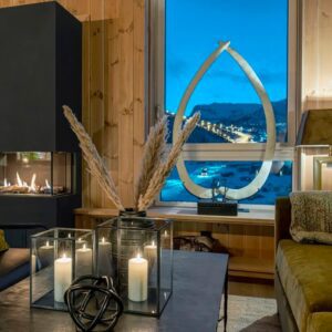 CHIMENEA DE GAS SERIE PANO 650 (Doble corner)