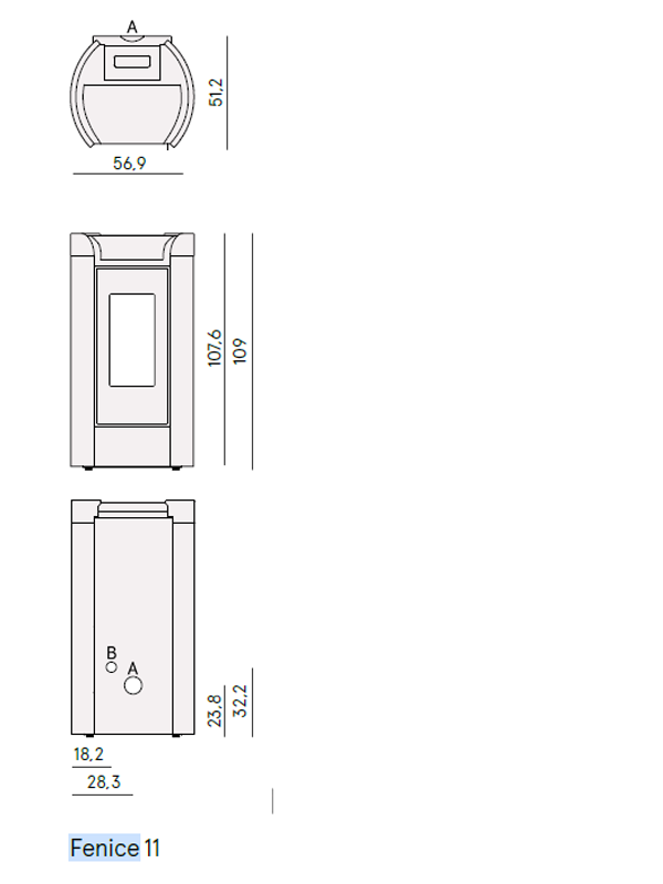 Estufa de Pellet FENICE 11KW 5 Estufa de Pellet FENICE 11KW - Imagen 5