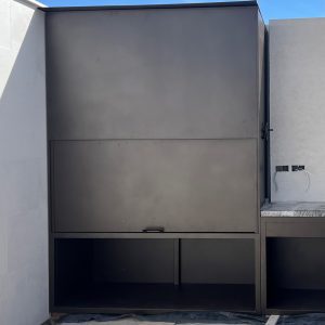 Barbacoa Puerta guillotina ciega