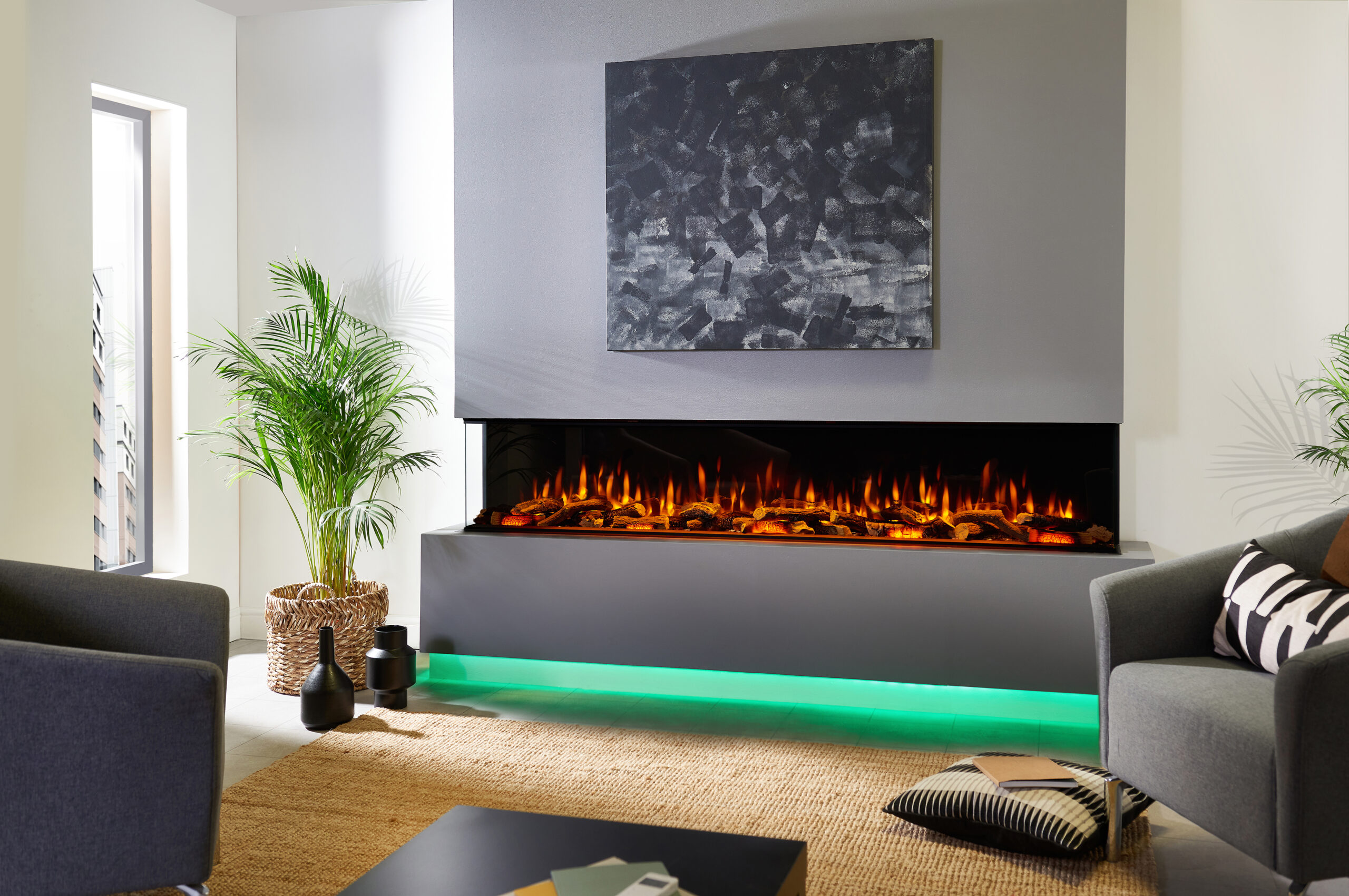 Chimenea eléctrica I2200E (Smart App) 3 Chimenea eléctrica I2200E (Smart App) - Imagen 3