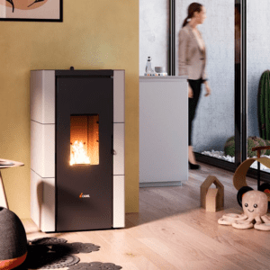 Estufa de Pellet CRISTAL 7KW WIFI