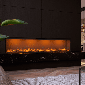 Chimenea eléctrica SENSACION E-SLIM LINEAR 2200/450 I frontal
